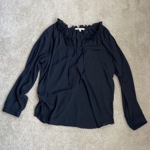 Black sit sleeve blouse size M